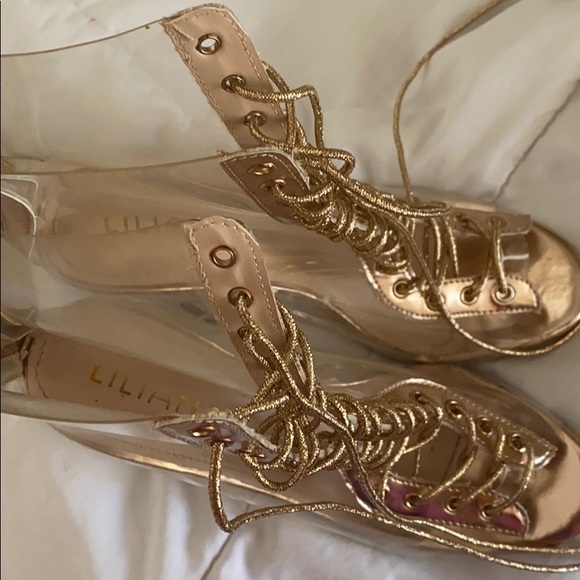 Trendy Transparent Bootie Heels - Picture 4 of 4